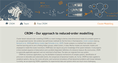 Desktop Screenshot of clustermodelling.com